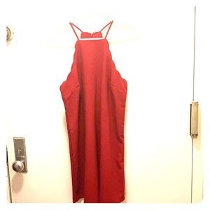 Red Lulu’s cocktail dress